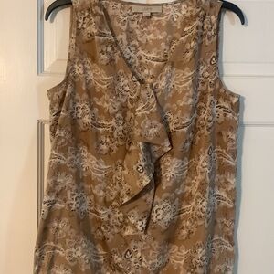 Loft sleeveless blouse size M
